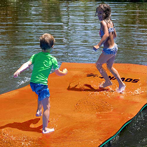 SOWKT 18 x 6 Feet Lily Pad Floating Mat – Extra Large Floating Mat for Lake and Boating – Giant Floating Water Pad for… - Image 4