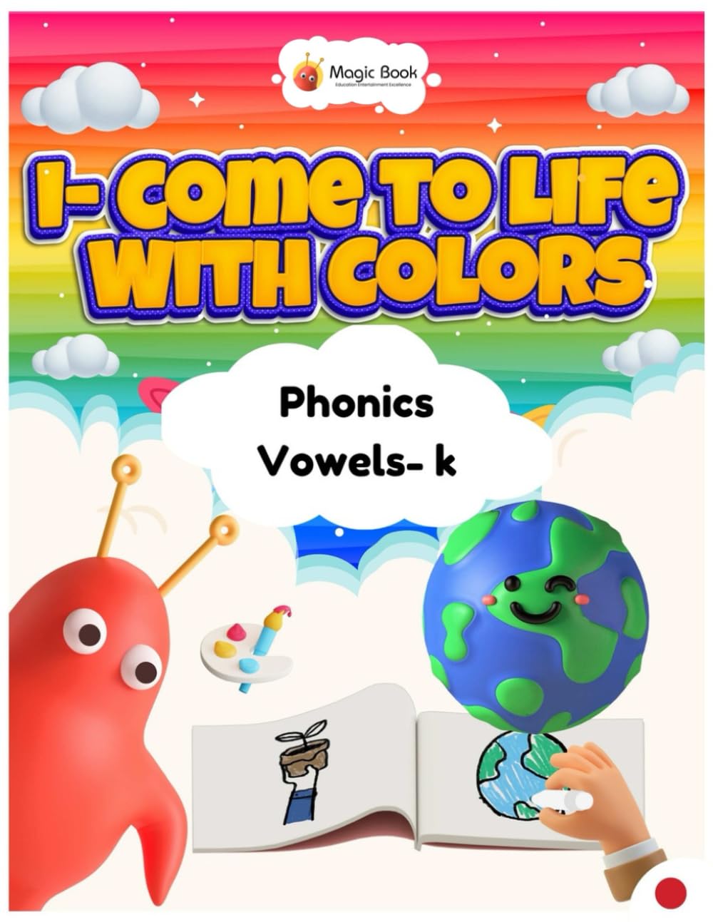 Phonics - ( Vowels ): Vowel Adventures: Phonics for Kindergarten. Explore the World of Vowels with Interactive Lessons, Vibrant Visuals, and Augmented