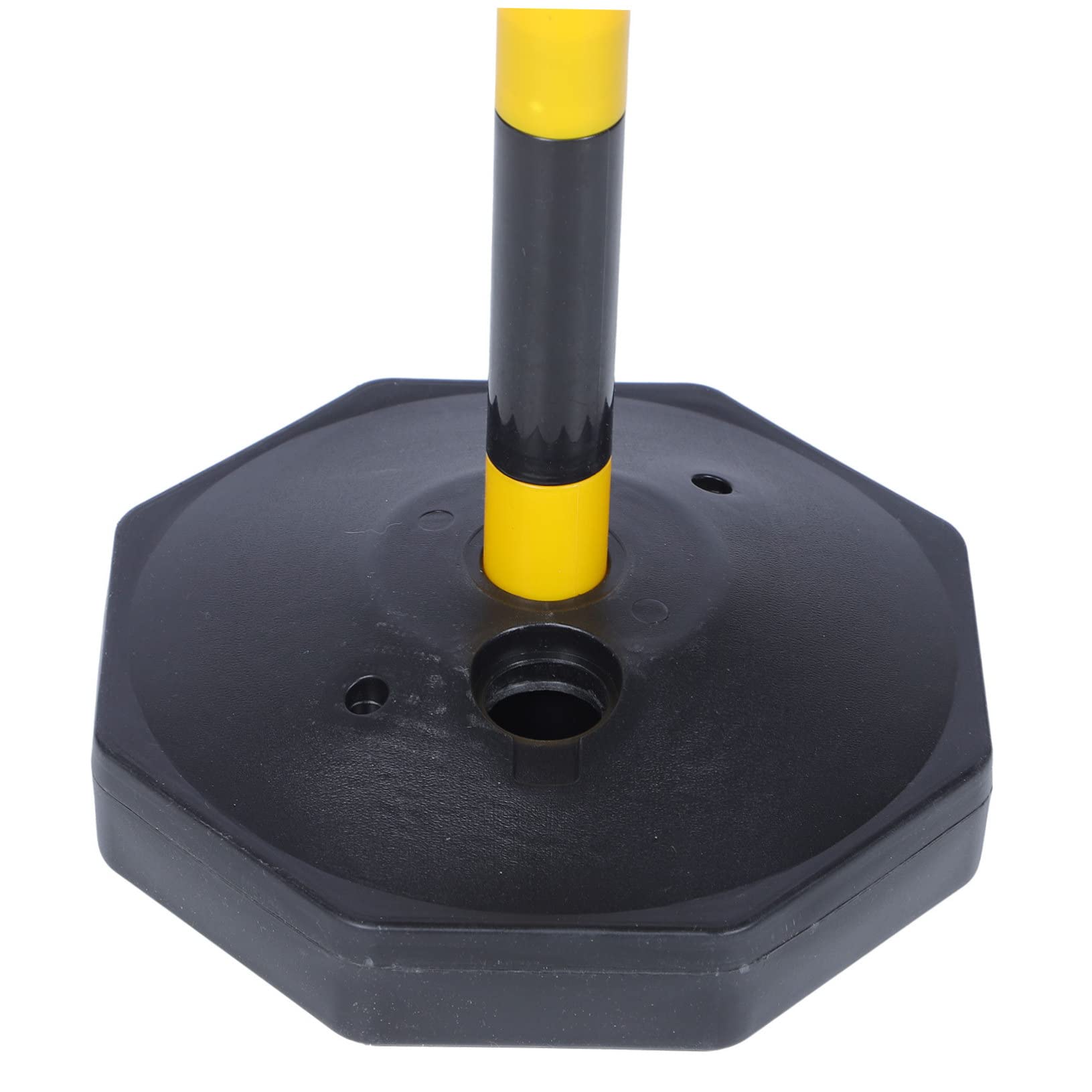VALICLUD 2 Piezas Cono de Tráfico de Seguridad con Base Rellenable y Delineador de Advertencia Amarillo y Negro para Formación y de Estacionamiento Resistente y Desmontable