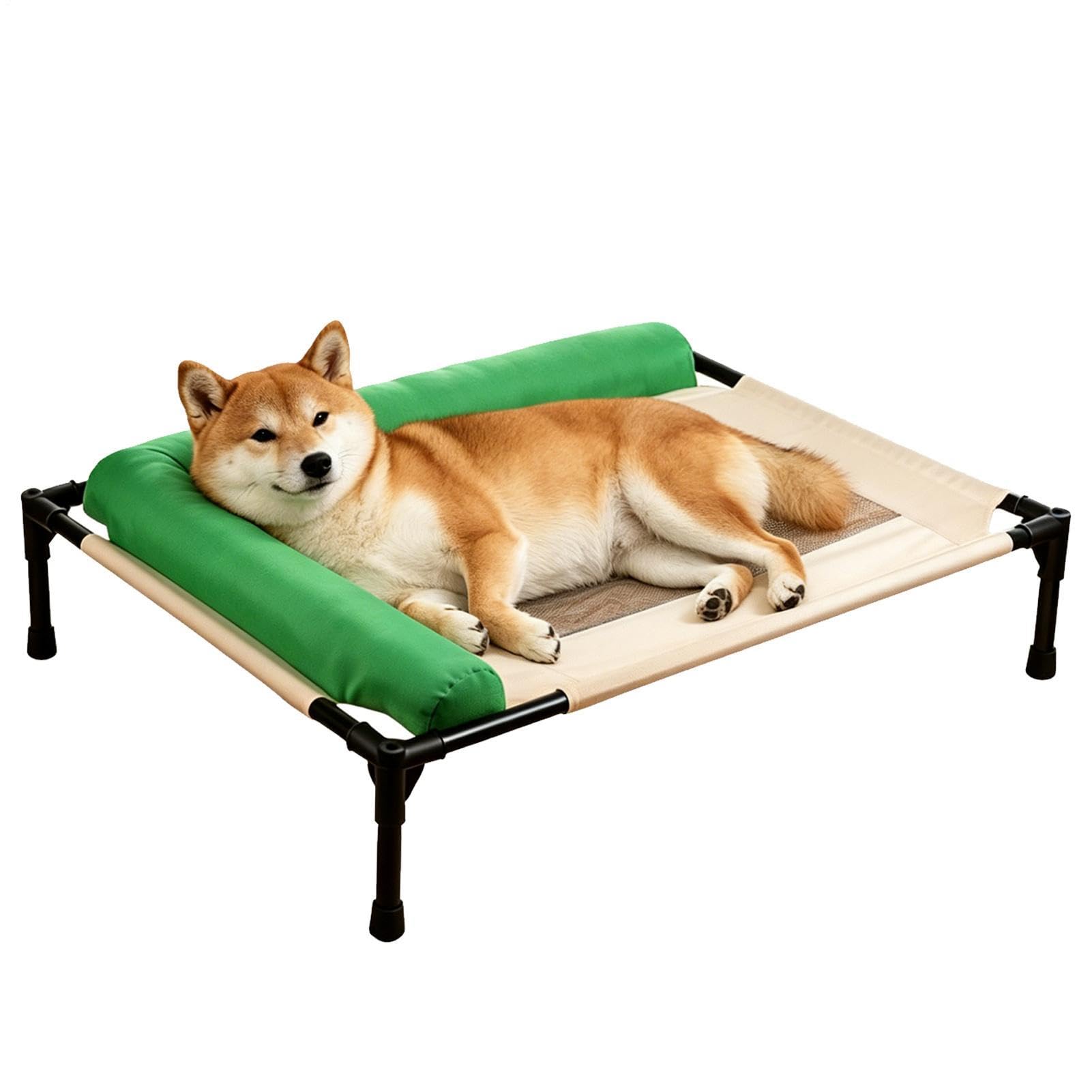 Cuccia Cani Rialzata Forniture per Animali Antiscivolo Lavabili | Cuccia Rialzata Confortevole Gatti Cuccioli Razze Piccole Medie Interno Esterno Casa Soggiorno Balcone Giardino Cortile