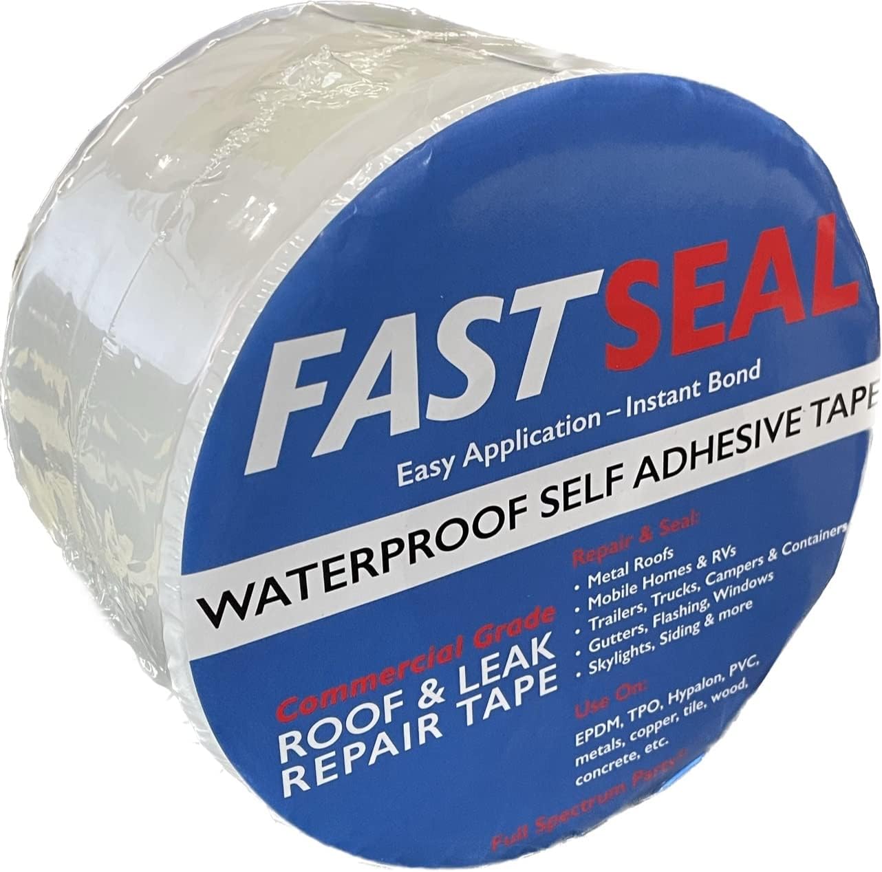 RV Roof Tape, 4" x 50' White, RV Sealant Tape for Camper Roof Repair, Trailer Roof Sealant, Stop Camper Roof Leaks, UV-Resistant - Eternabond Equivalent (4" x 50', White)
