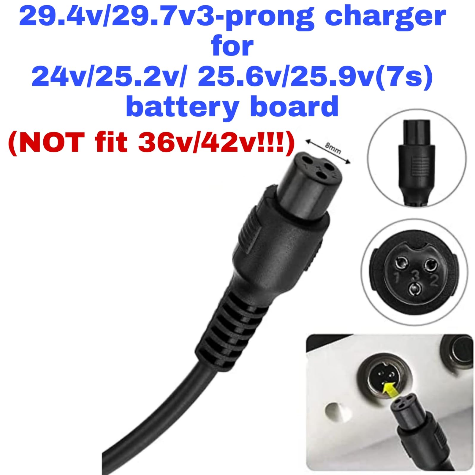 29.4v Lithium Charger 29.4V UL Certified Fast Charger For Electric ...