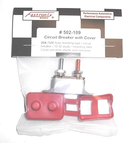 Miniatura 9 de Fastronix 40A 12V Tipo 1 Disyuntor de reinicio automático con cubierta