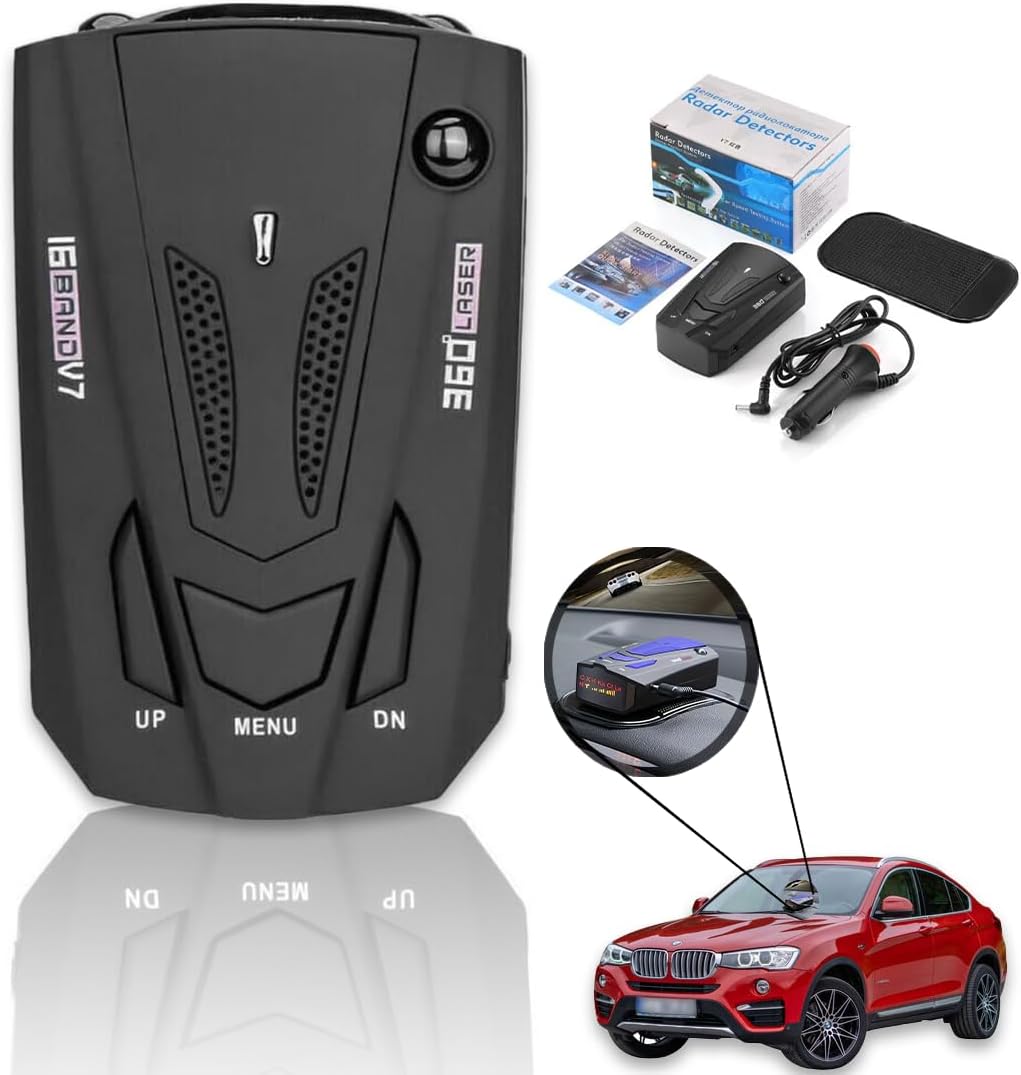 KF Premium Car Radar 16 Band V7 GPS Speed Police Safe