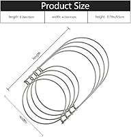 Vista 4 de Hemoton 8 Pack Stainless Steel Wire Handles Lid Lifter for Canning Mason Jar Wire Hangers for Regular Mouth Mason Jar Pint Canning