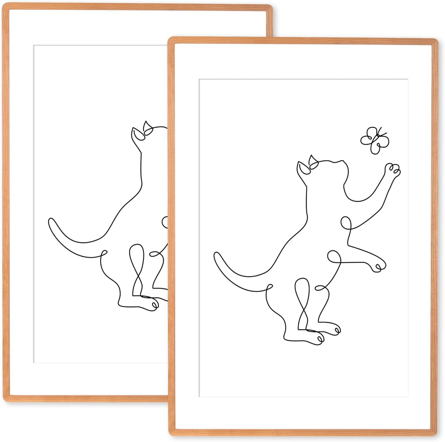 Acovy 24x36 Poster Frame, Natural Solid Cherry Wood 24x36