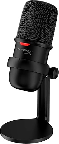 Miniatura 5 de HyperX SoloCast - Micrófono de condensador USB, tarjeta con sensor de toque para silenciar, podcasts de transmisión de juegos, Twitch YouTube