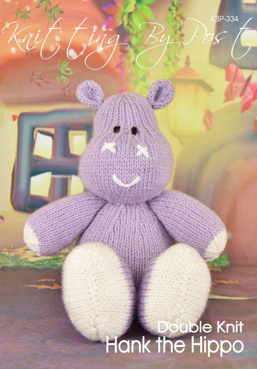 Buy Knitting Pattern Hank The Hippo from Knitting by Post. Knitters