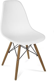 Mc Haus Silla, Blanco, 53x46x82 cm, 2 Unidades