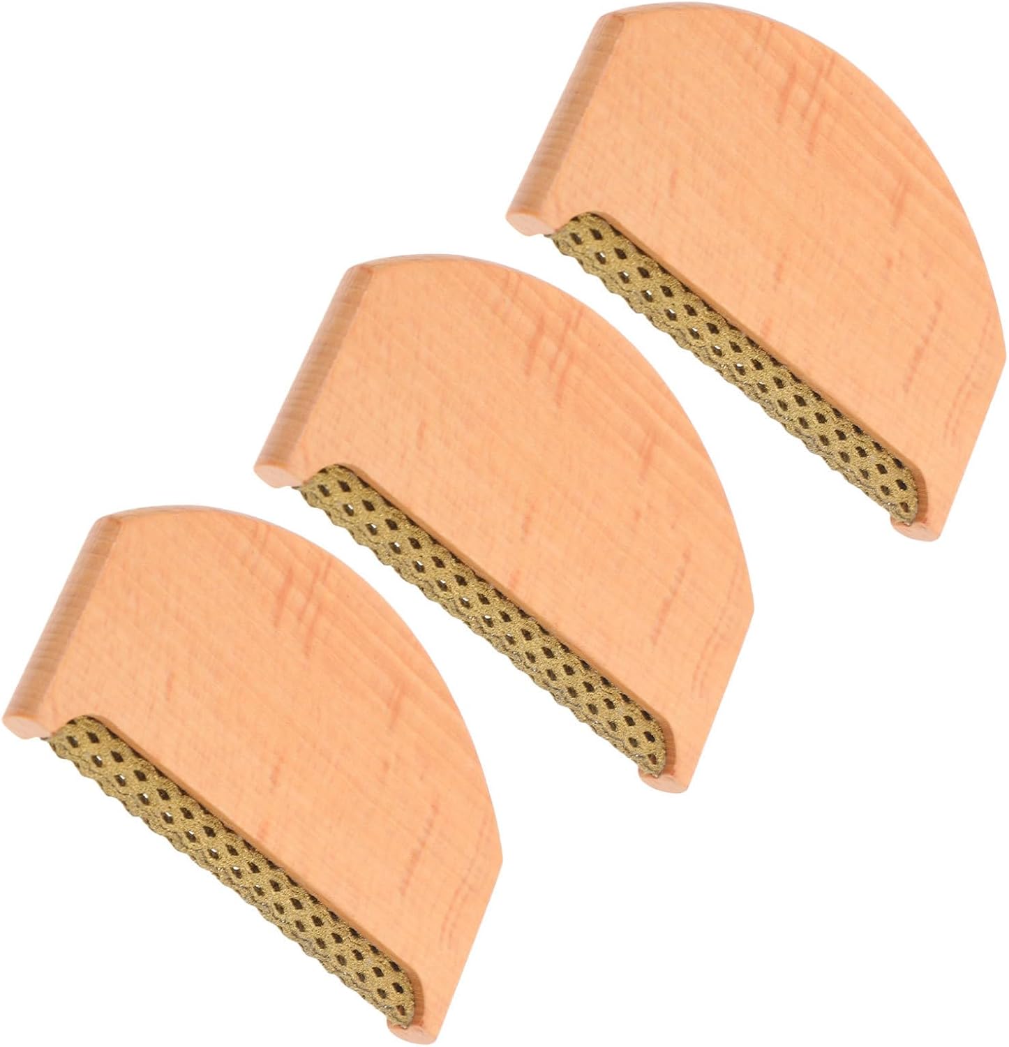 3pcs Handheld Lint Remover Wood Manual Sweater Comb for Clothing