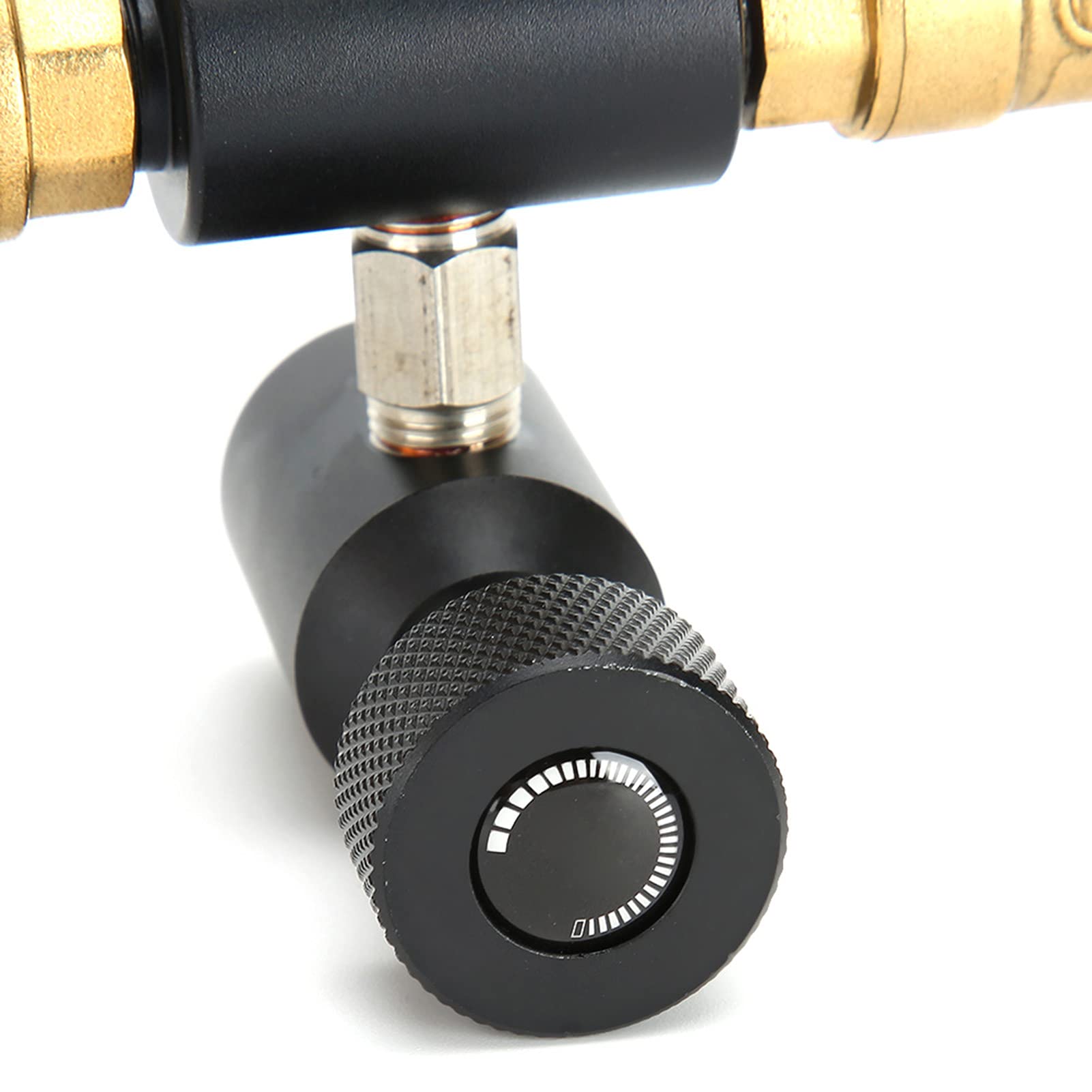 【𝐖𝐢𝐞𝐥𝐤𝐚𝐧𝐨𝐜】 Zawór sodowy, adapter do napełniania cylindra CO2 podwójny zawór CGA320 z sodą czarny zawór ASA instrukcja obsługi do strumienia gazowanego