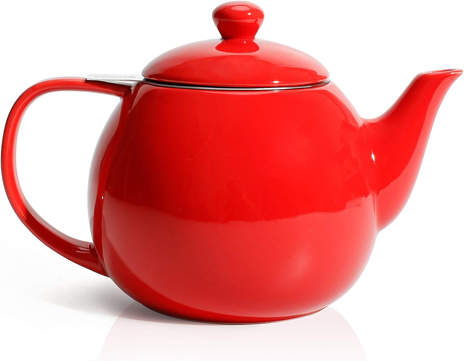 Sweese 221.104 Teapot, Porcelain Tea Pot with Stainless