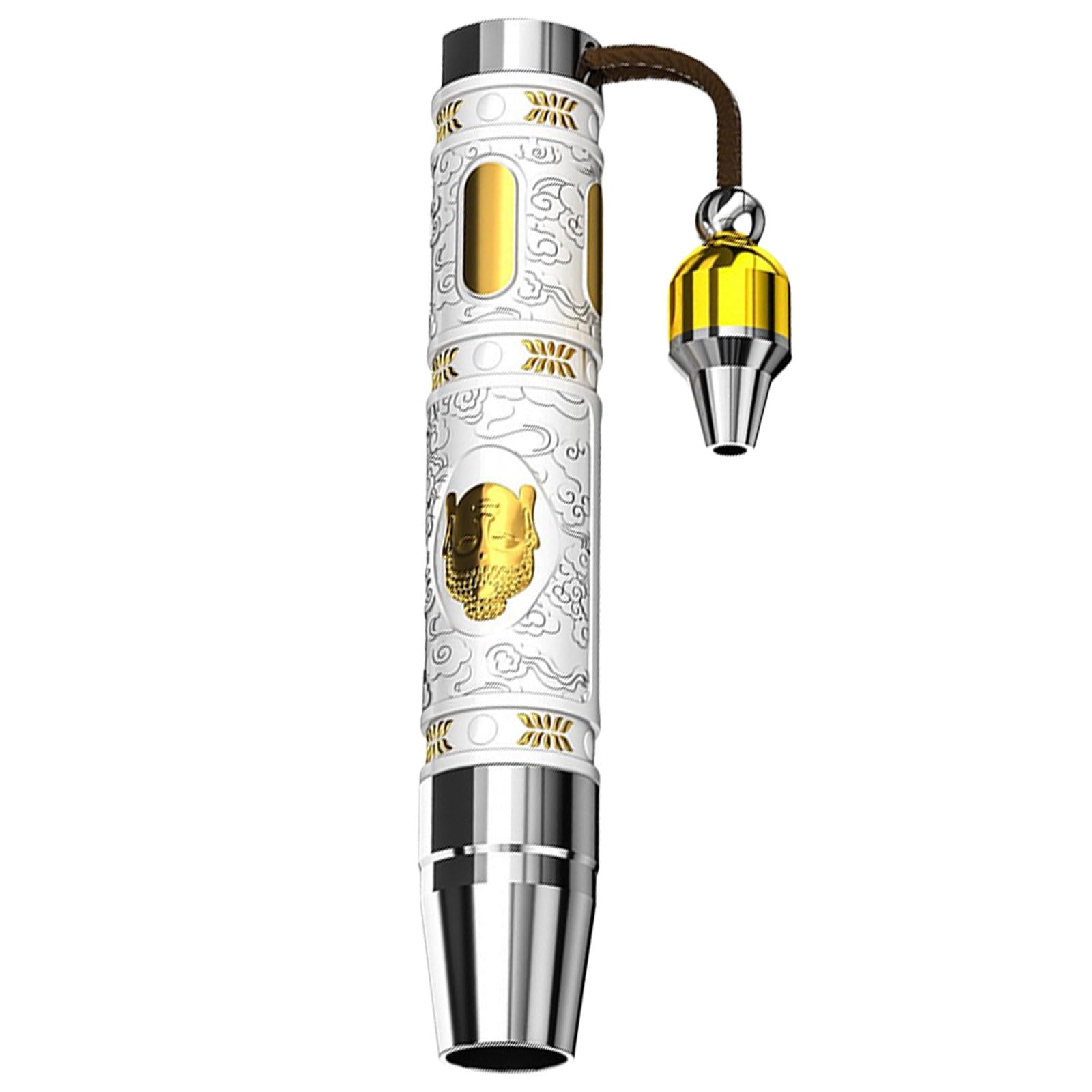 Jazuaiao Sturdy Alloy LED Flashlight Multi Purpose LED Torch for Gemstones Lighting with Alloy Body Adjustable Beams Torch