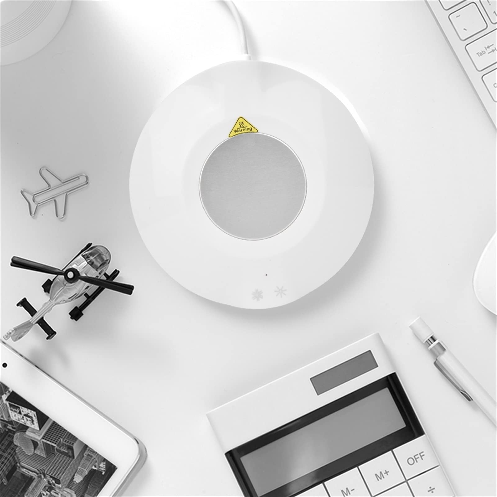 KKPLZZ Sottobicchiere USB, Tappetino per Tazze a Doppio Scopo Caldo e