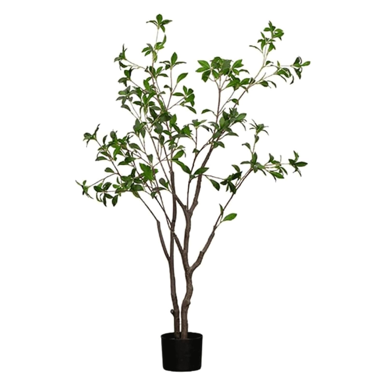 HCZKIUJY Large Artificial Trees 47 In Realistic Faux Plant for Home Decor Fake Tree Indoor and Outdoor Fake Plants Housewarming Gift