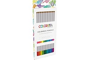 Spectrum Noir Colorista Colored Pencils 12 Pack: Blaze Your Artistic Trail