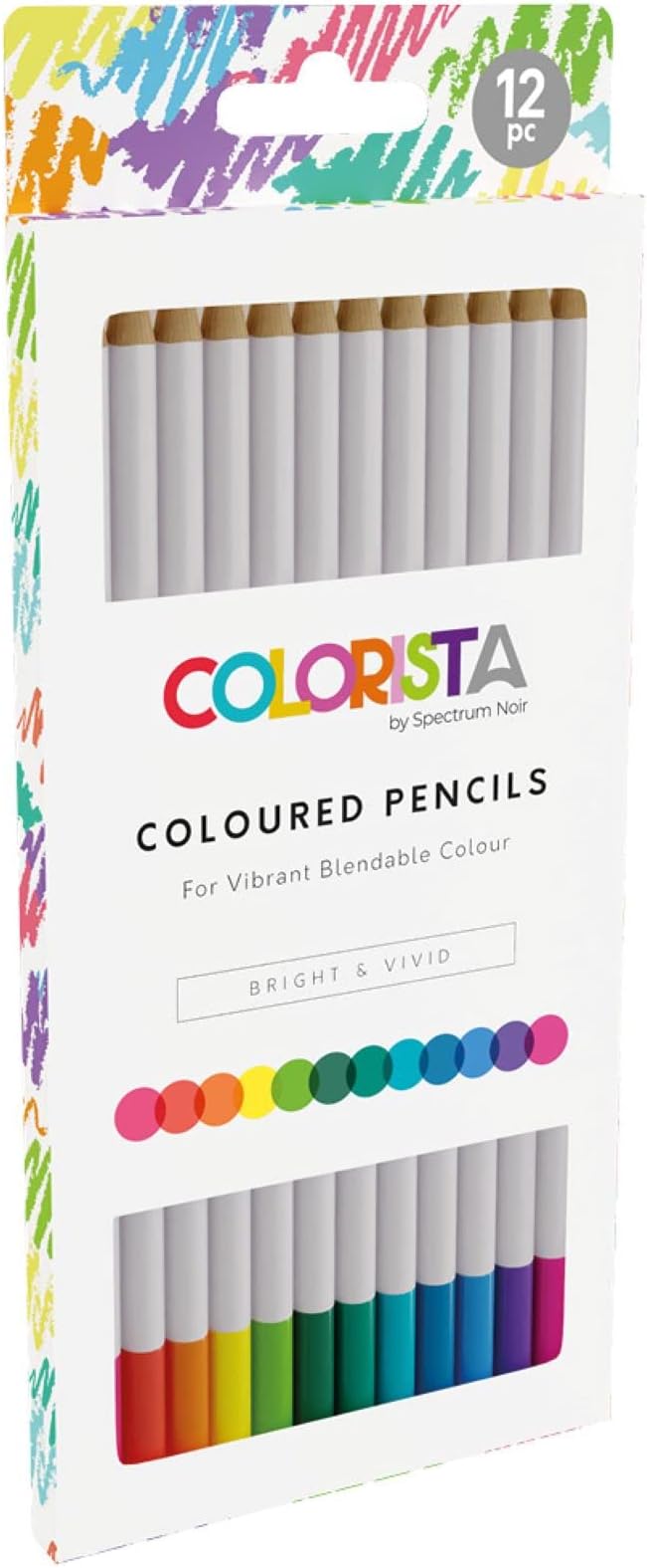 Spectrum NoirColorista Coloured Pencils - Pack of 12 - Bright & Vivid
