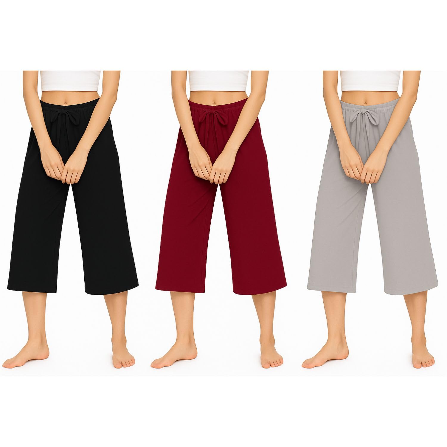 Womens Loosefit Capris 3Pack (BGM)-picture-19