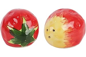 Adorable Strawberry Salt and Pepper Shakers Set