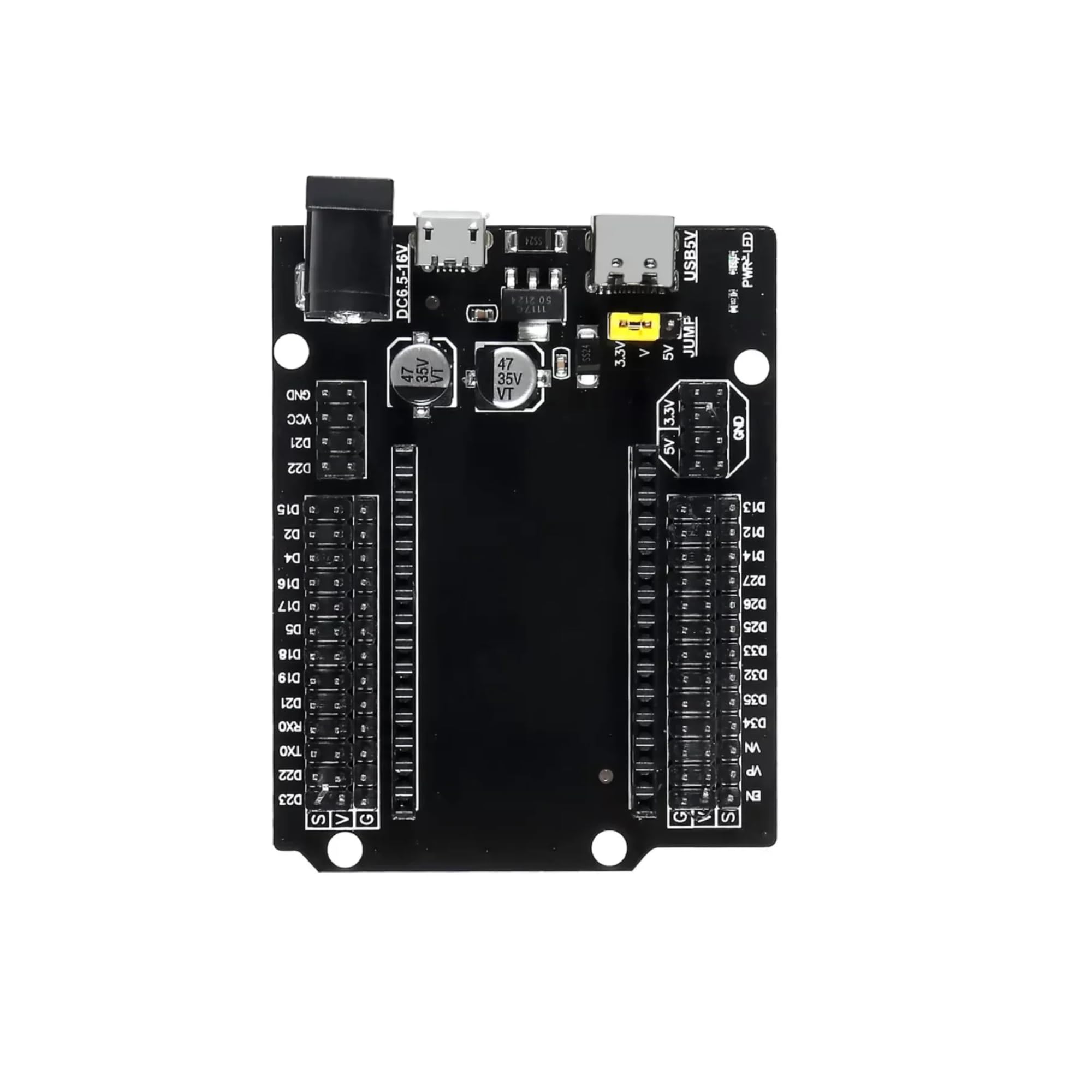 Techtonics 30Pin ESP32 Expansion Board with Type-C USB and Micro USB Dual Interface for ESP32 ESP-32 ESP-32S Development Shield Board GPIO Breakout Board (B0DCST3DZT) Amazon Price History, Amazon Price Tracker