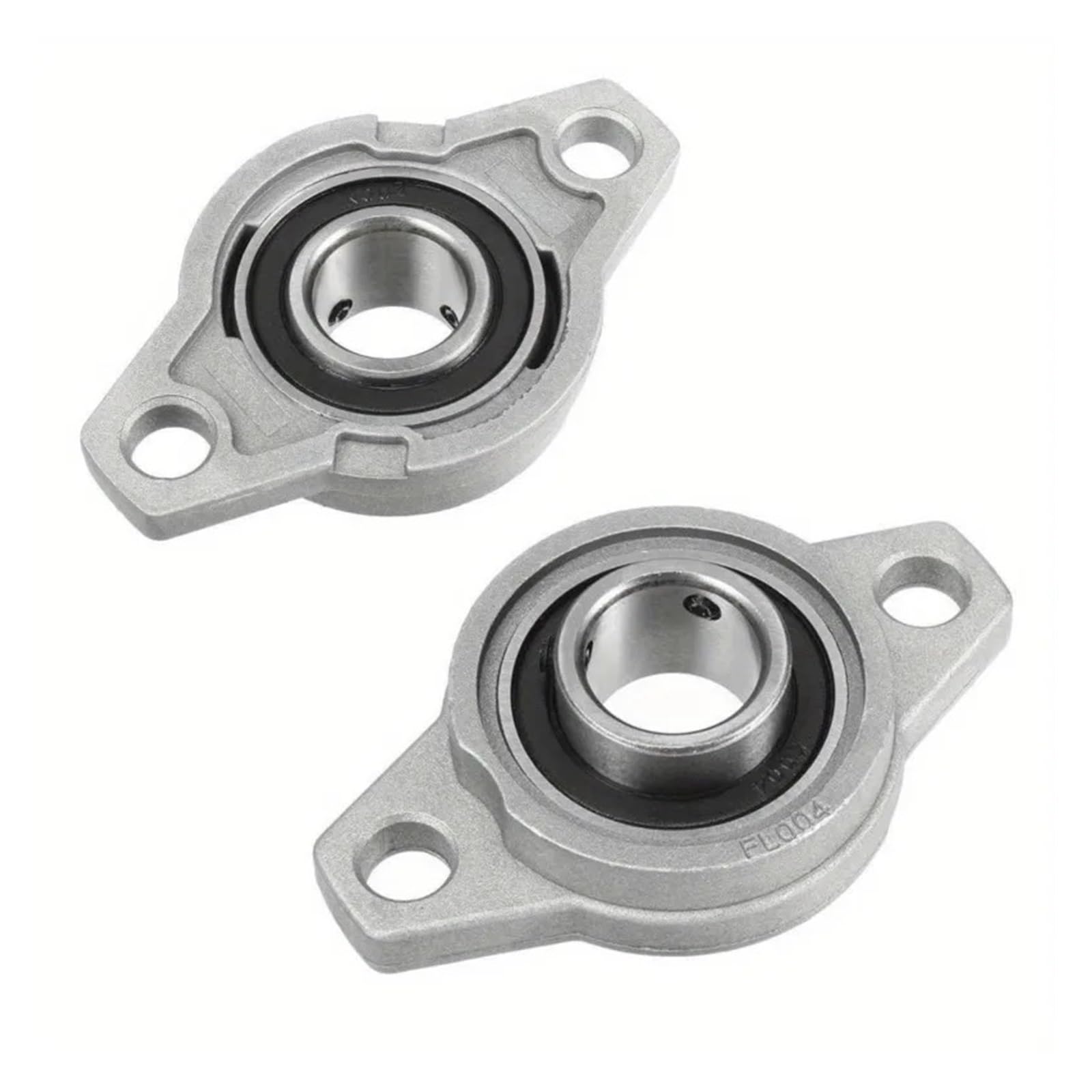 Stehlager 2/4 Stück, nicht standardmäßig, 19 mm, 22 mm Bohrungsdurchmesser, Innenkugellager aus Zinklegierung mit Stehlagereinsatz(KFL004 19MM,2pcs)