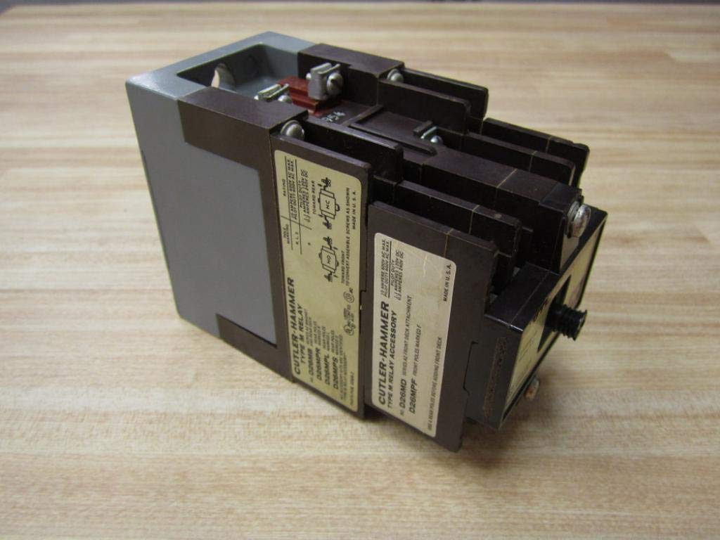 CUTLER HAMMER D26MPL Late Opening, N/C, Rear Pole, Relay. Non-Convertible Contact