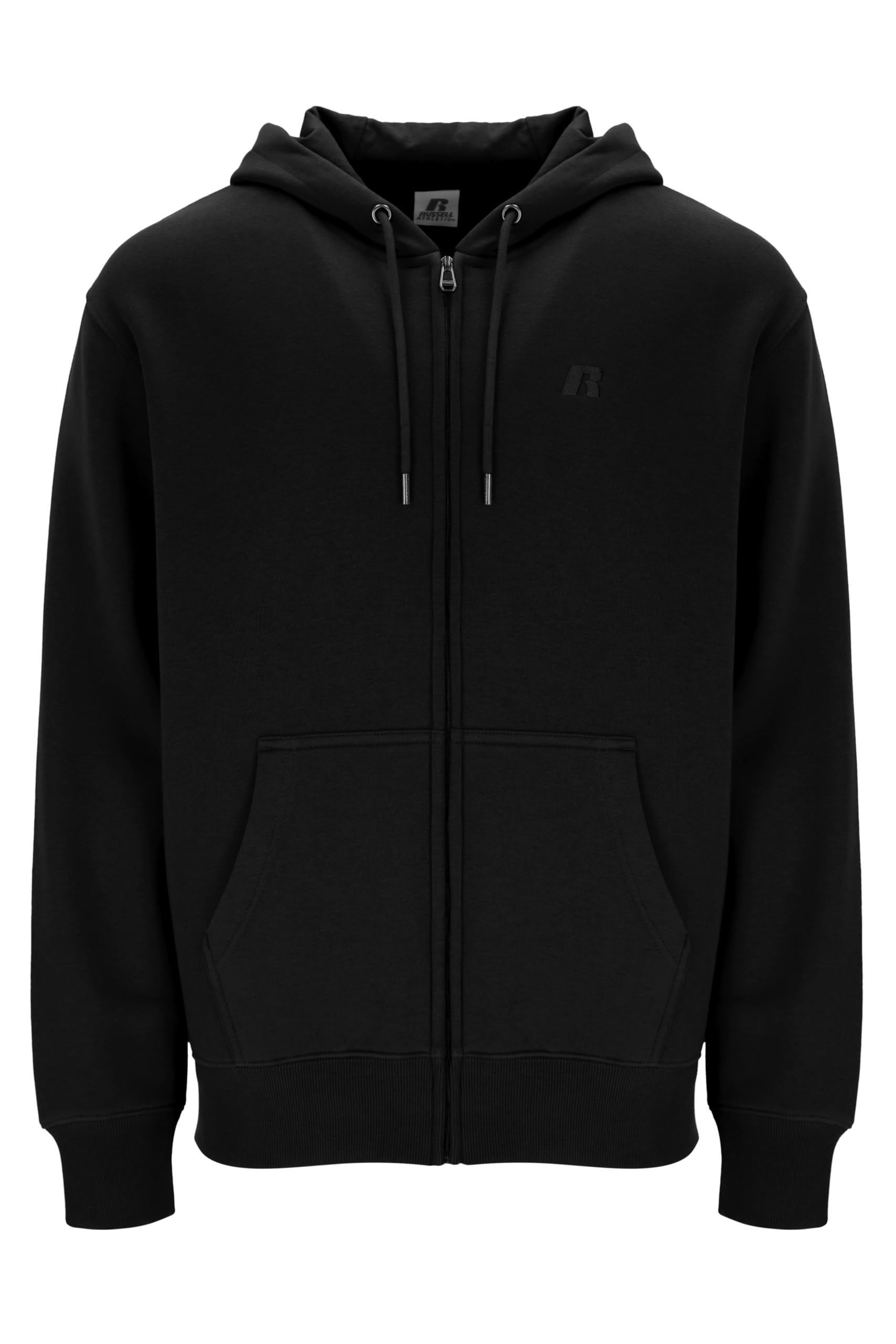 Russell Athletic Mens Zip Through Hoody Nuring Tunic, Black, XL EU