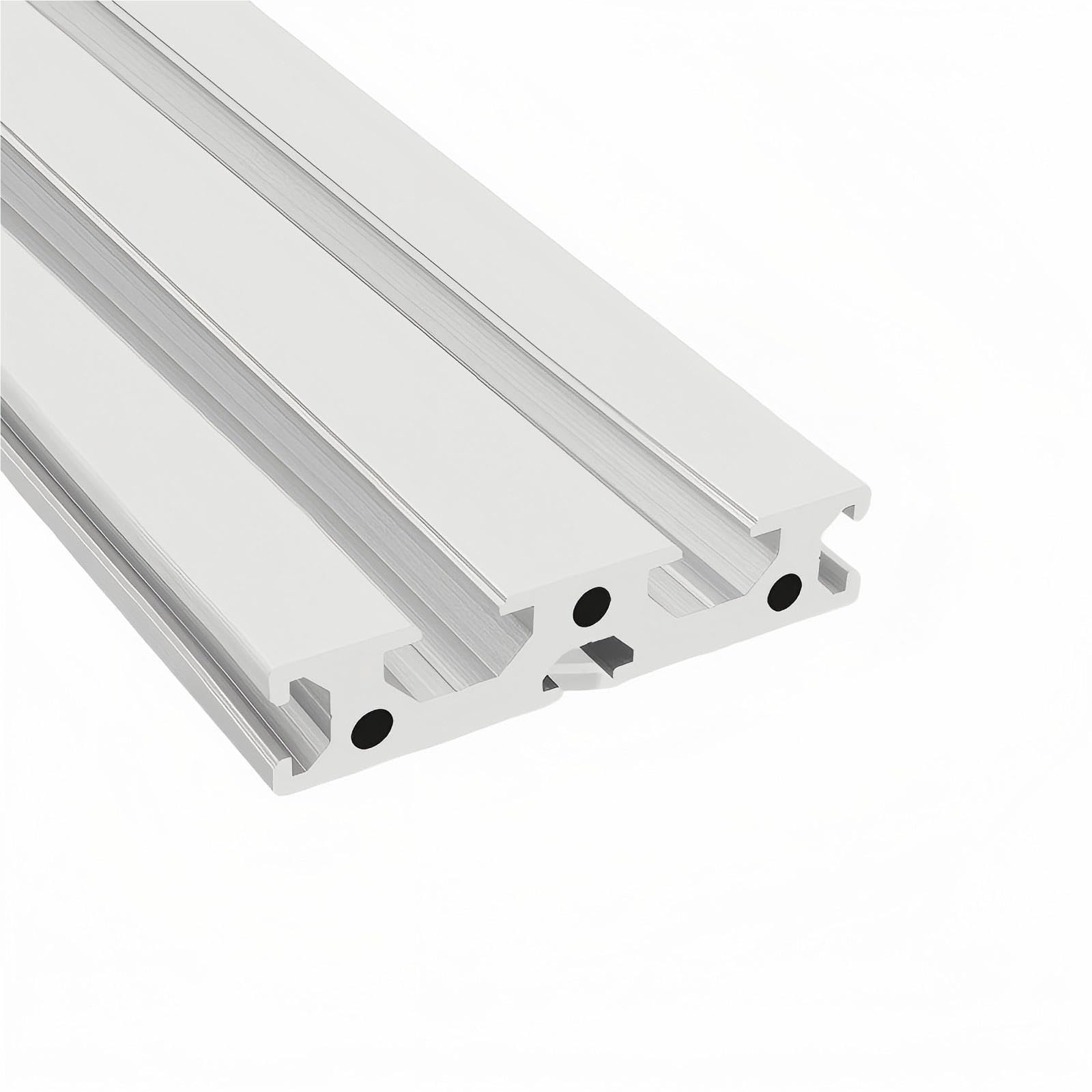 GTPBAO 1570 Profilo in alluminio anodizzato standard europeo Telaio estruso lineare 15x70mm Guida for ripiani espositivi Binario estruso(550mm 21.65" long)