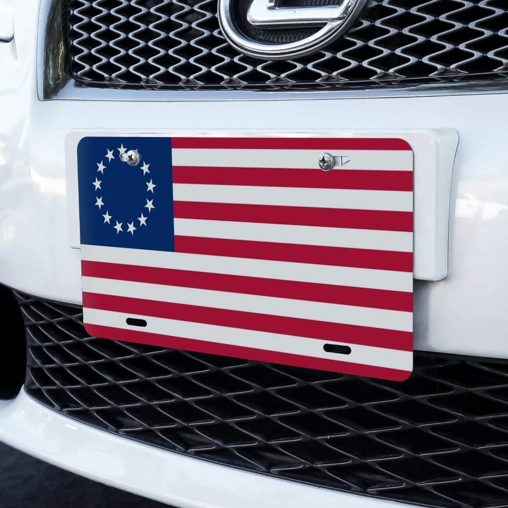 GRAPHICS & MORE Betsy Ross 1776 American Flag Novelty Metal Vanity Tag License Plate