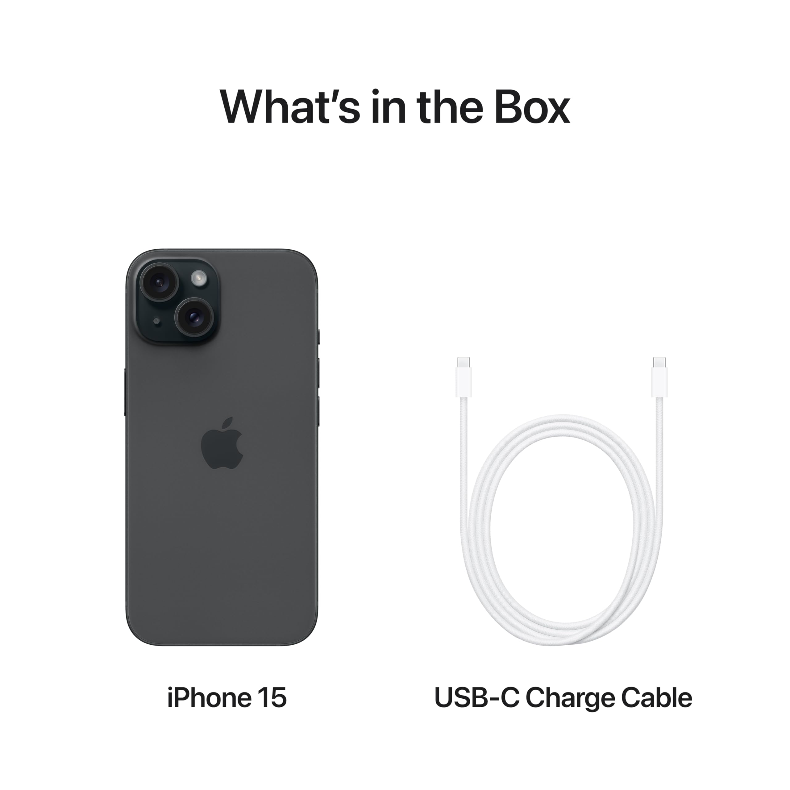 iPhone15 128GB ブラック SIMフリー 箱ケーブル付き Amazon.com: Apple 