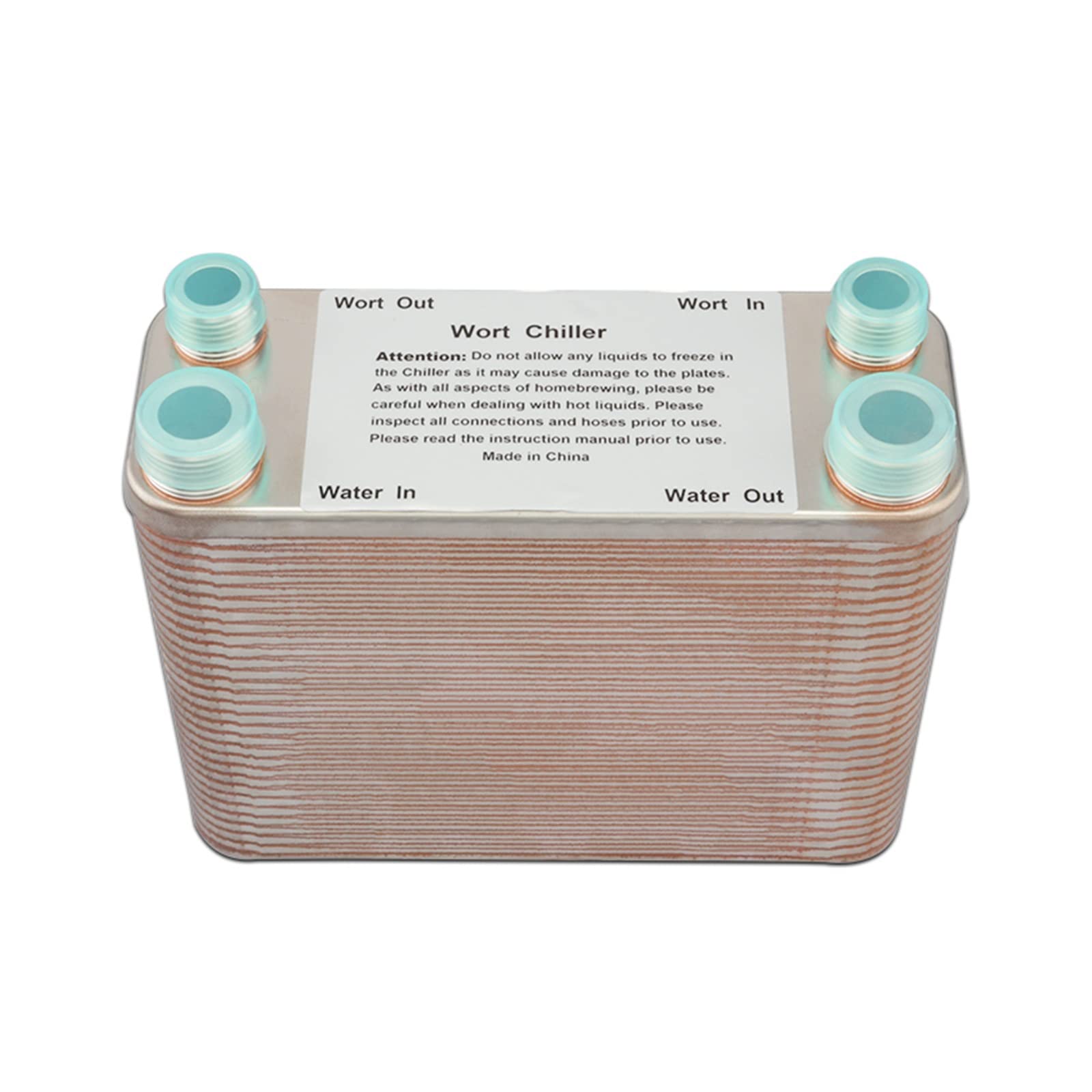 Buy Stainless Steel Brazed Plate Heat Exchanger 60 Plate Wort Chiller