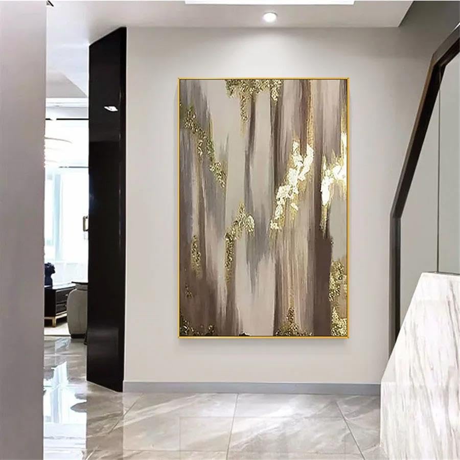 Tableau abstrait peint à la main pour sublimer l'atmosphère de votre maison - 5