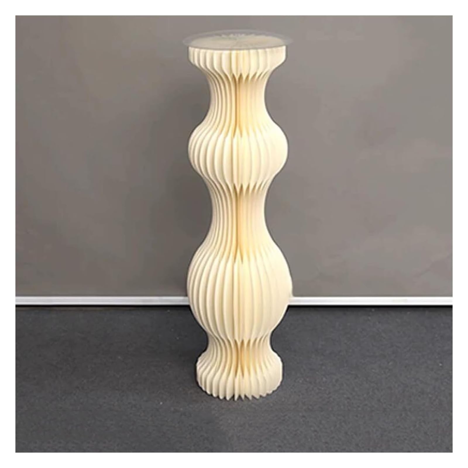 CXGfdghD plinth， Cylinder Stands Paper Pedestal Stand Stackable Cardboard Columns Wedding Party Roman Pillar(100x25cm)