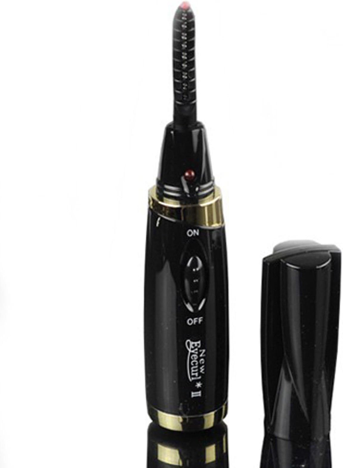 New Makeup Electric Heated Eyelash Extension Eyecurl II Hot Brush Eyelash Curler (Black)