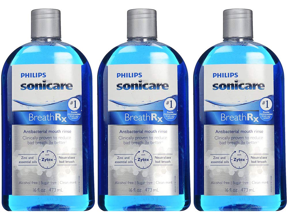 Buy Philips Sonicare Breathrx Antibacterial Mouth Rinse, 16 Fl Oz (3