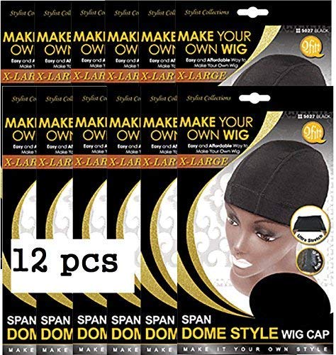 QFitt Dome Style Wig Cap X-LARGE 5027 (6pcs)
