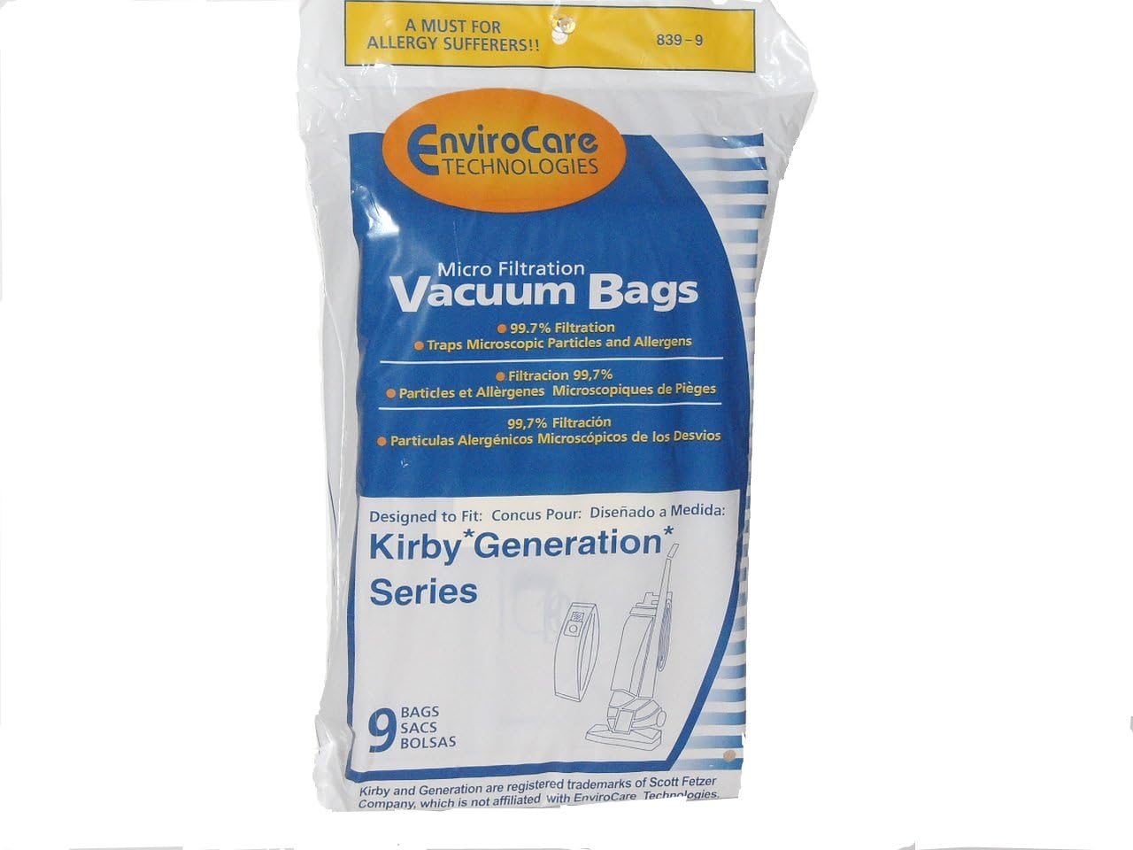 36 KIRBY GENERATION VACUUM BAGS Household Vacuum Bags