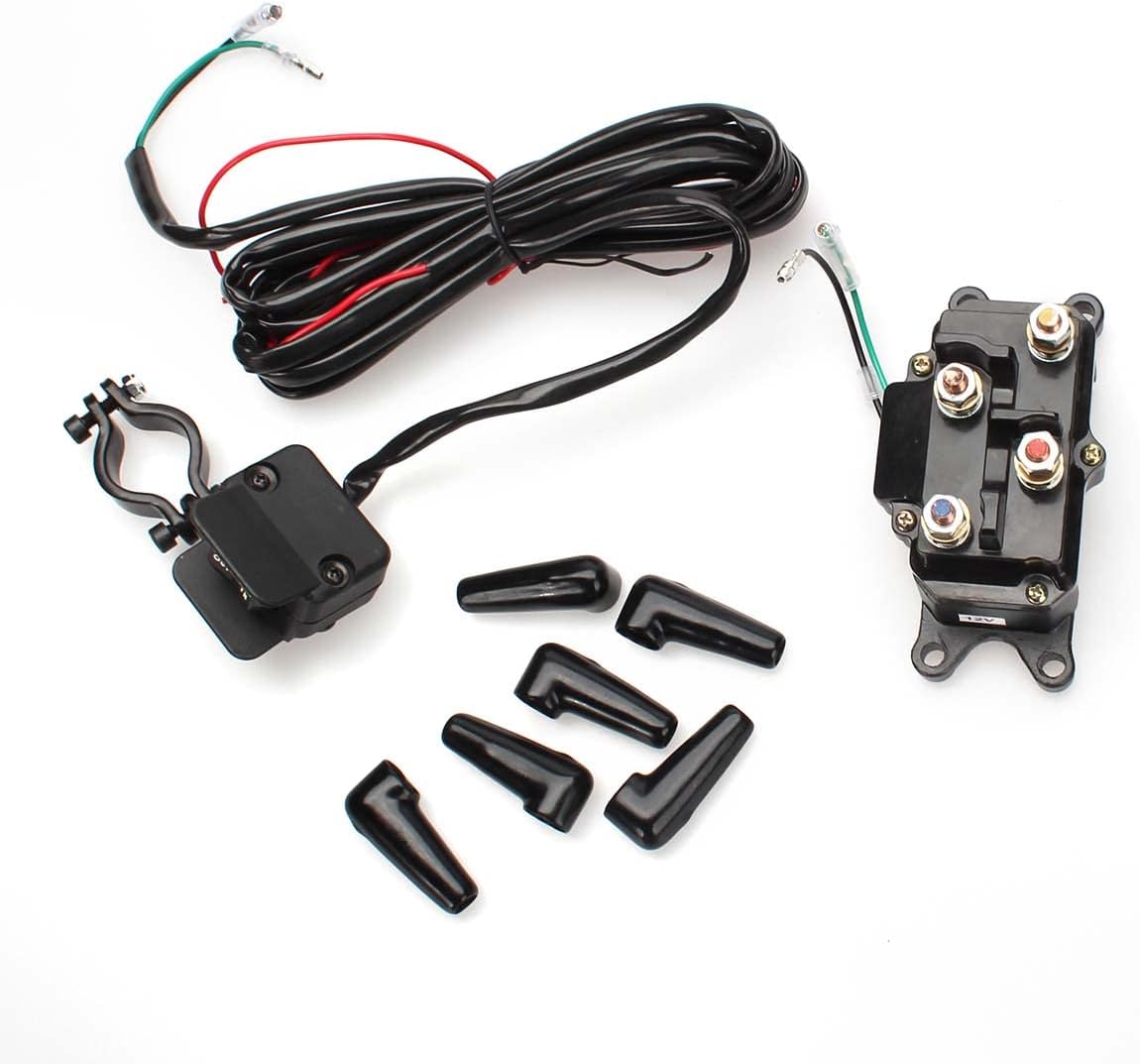 Rilycay Winch Solenoid 12V Winch Solenoid Contactor Relay Contactor