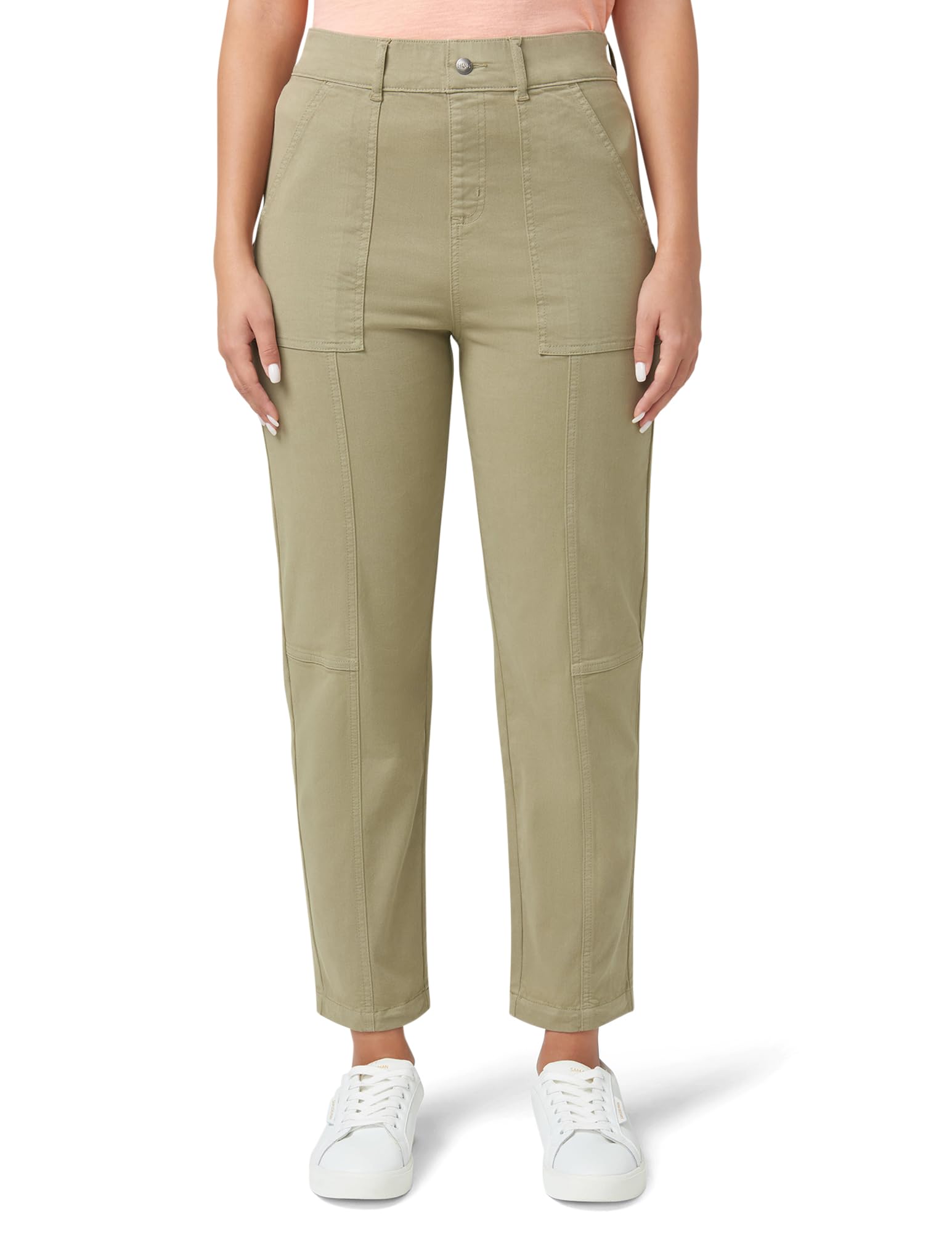 HUE Women's Stretch Utility Pull on Pants