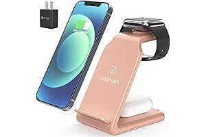 Popveet 3 in 1 Wireless Charging Station