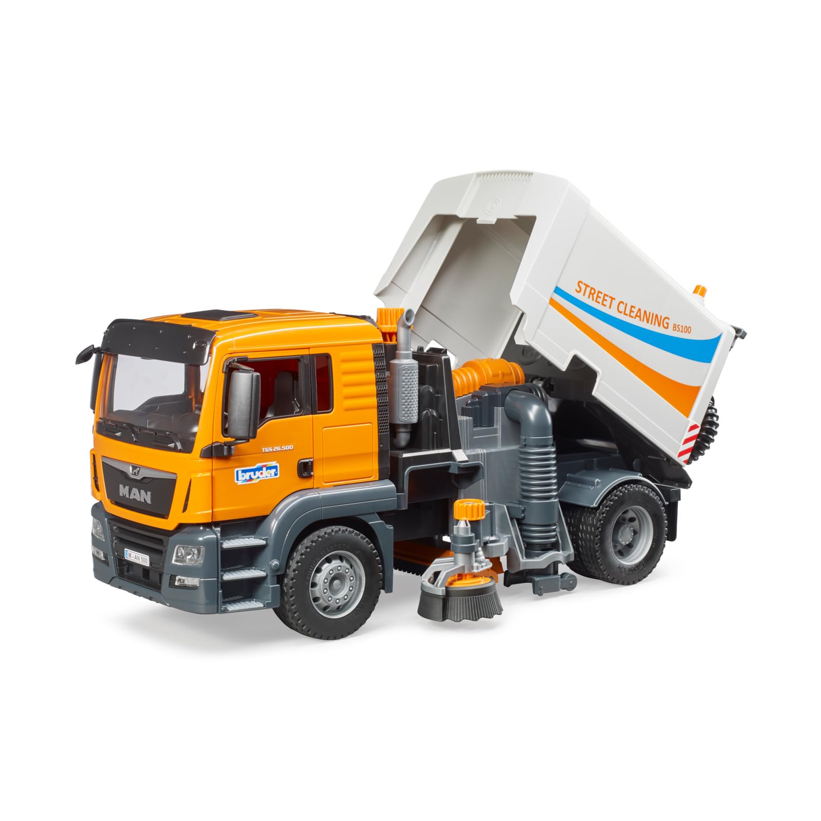 Amazon.com: Bruder 03780 MAN TGS Street Sweeper : Toys & Games