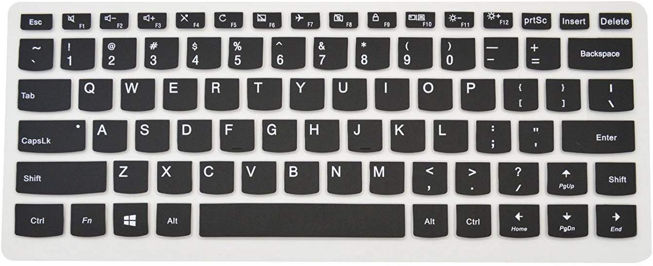 Saco Chiclet Keyboard Skin Protector Cover for Lenovo E4125 Government