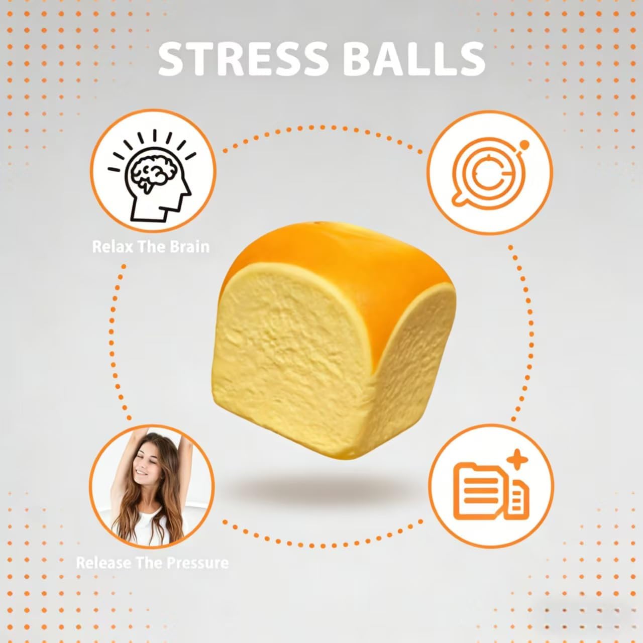 Slow Rising Squishy，Taba Squishy, Stress Balls，Stress Relief & Fidget Toys for ADHD，Party Favor Gift Hawaiian Rolls (2 PCS Hawaiian Rolls) image 4