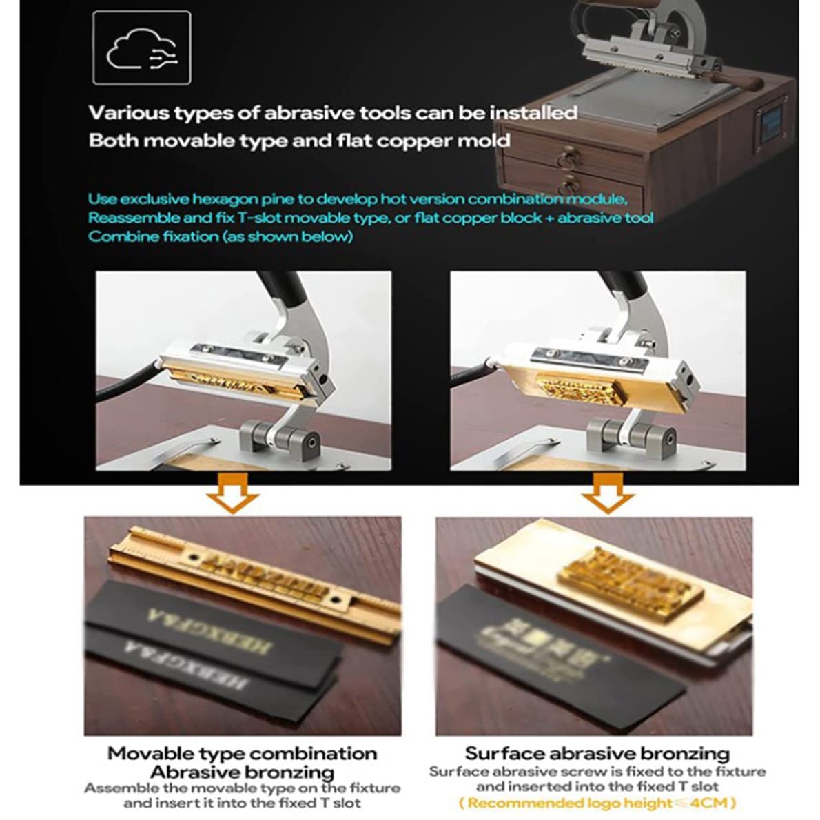 Stampatrice digitale a caldo per goffratura pelle, legno ed etichette - Strumento multifunzione per artigianato e personalizzazione