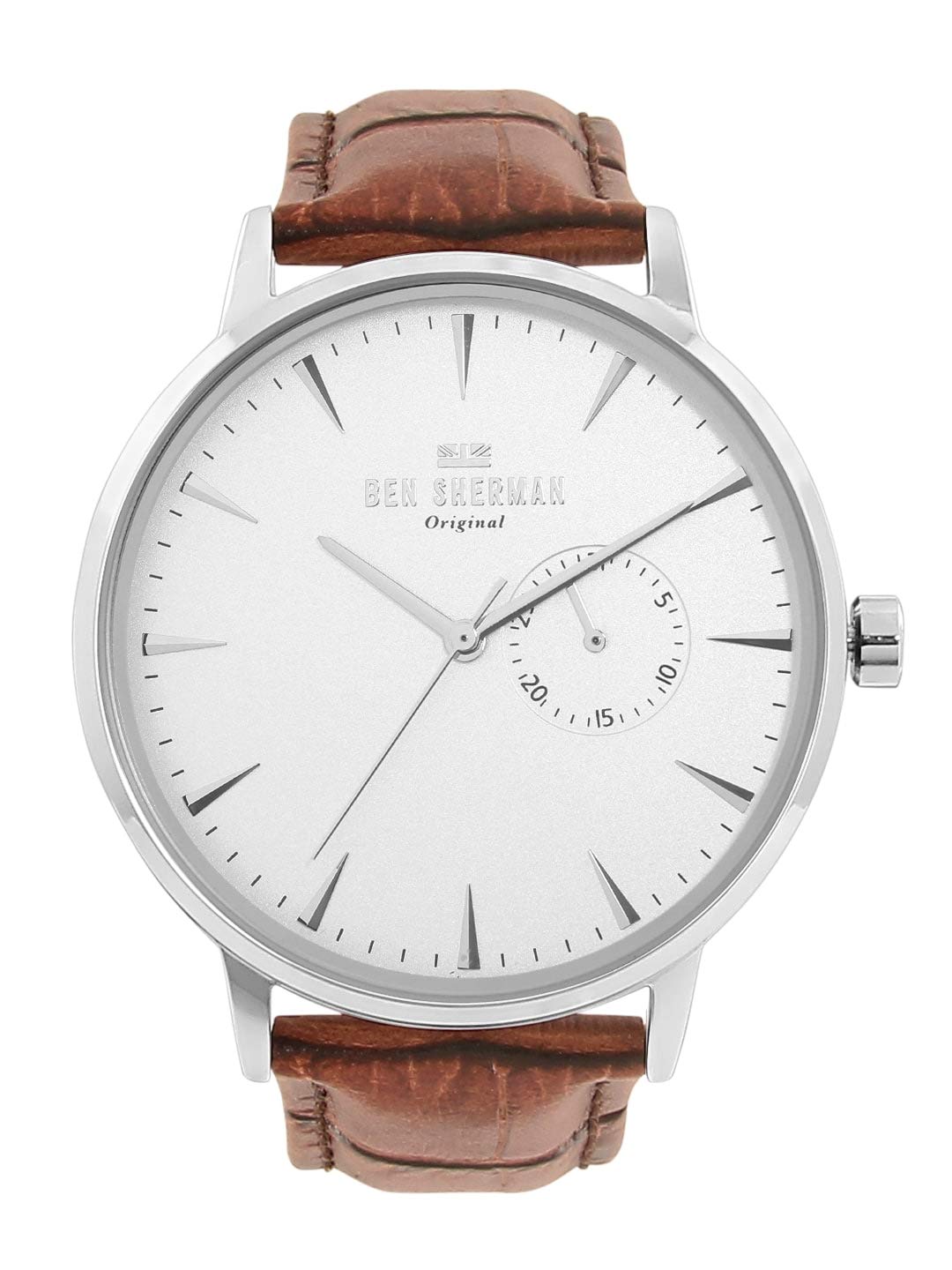 Ben Sherman Analog White Dial Mens Watch-WB055T (B081H6261G) Amazon Price History, Amazon Price Tracker