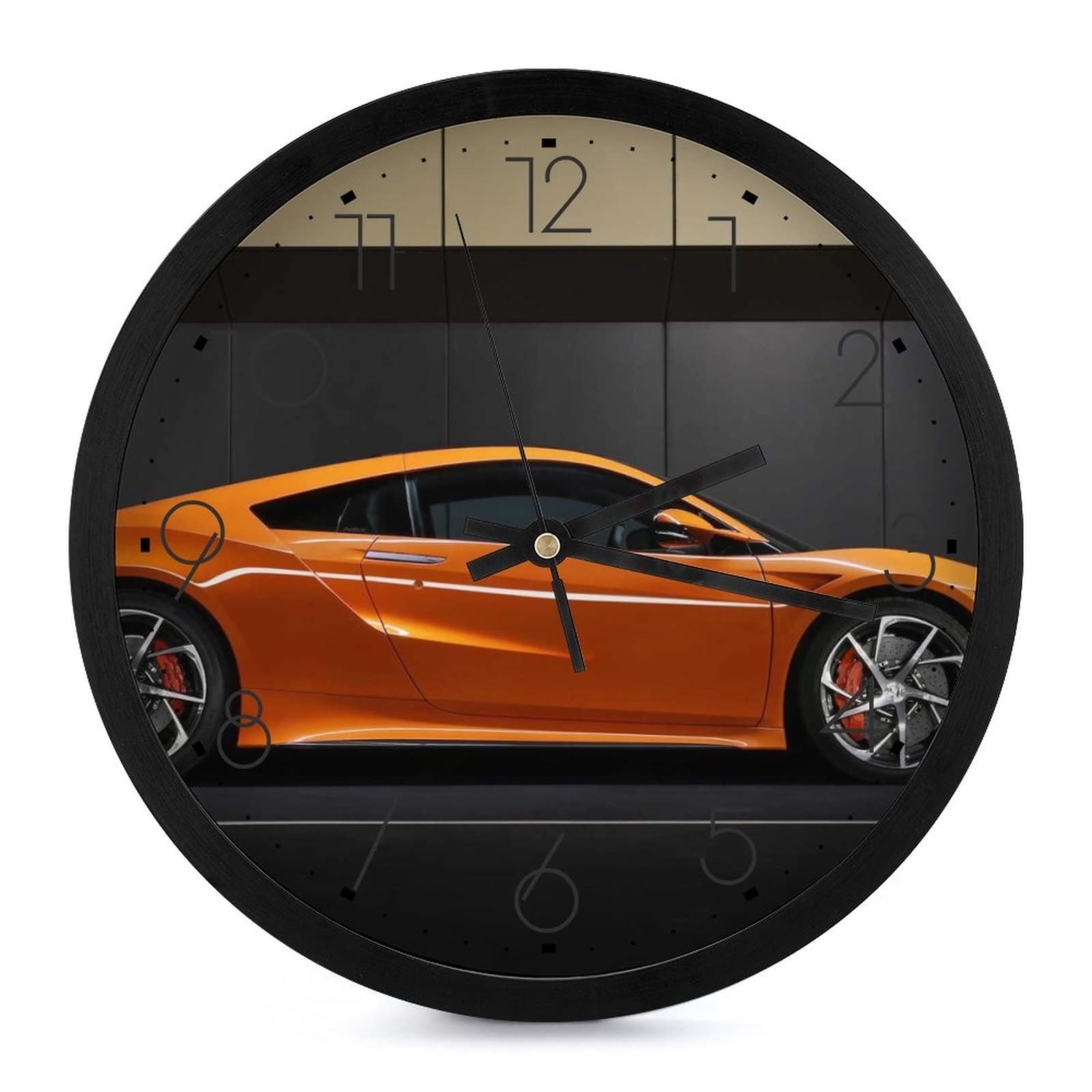 Horloge voiture pour salon et chambre : décorer avec grands chiffres