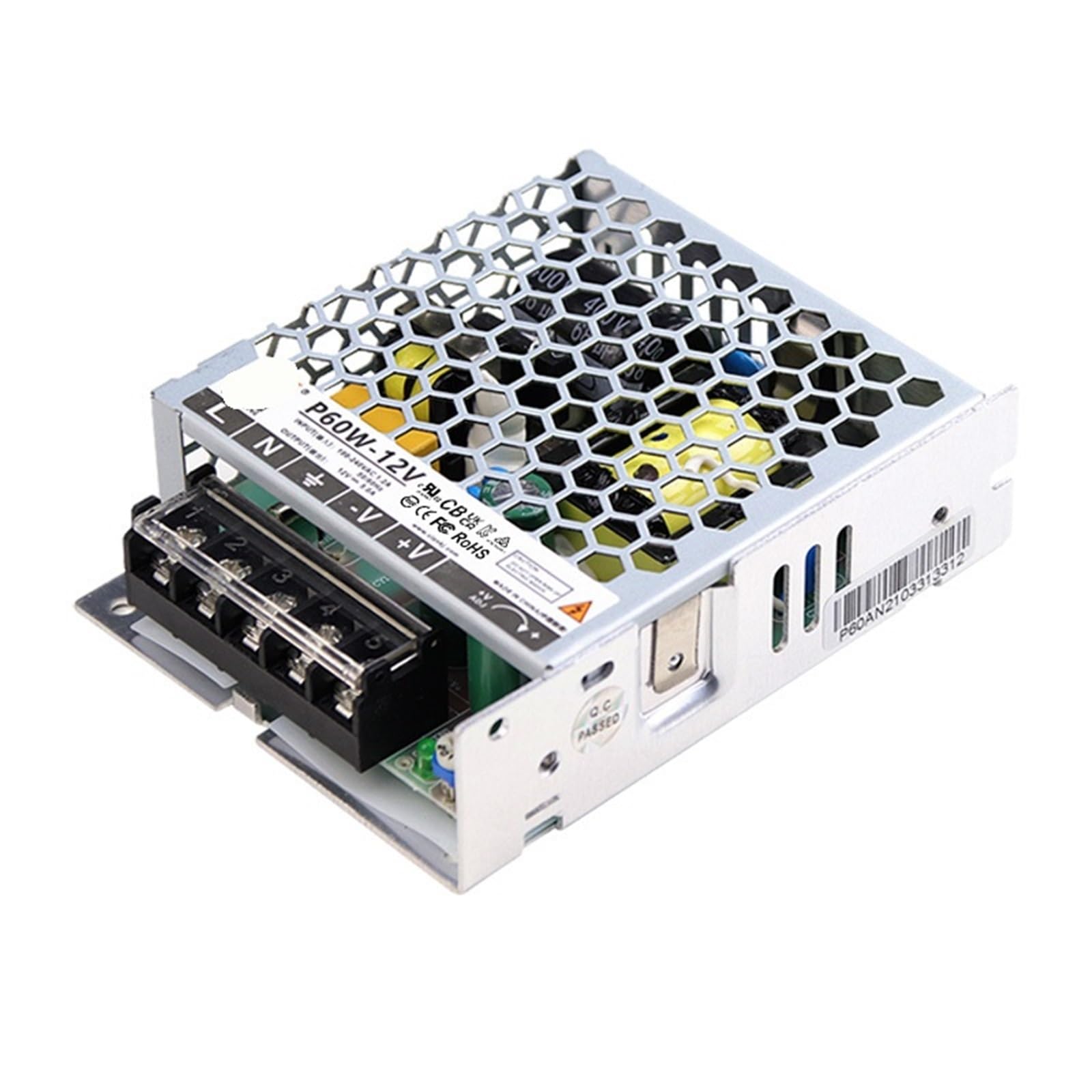 Équipement de surveillance intelligent 12V 5A alimentation bloc de commutation 60W