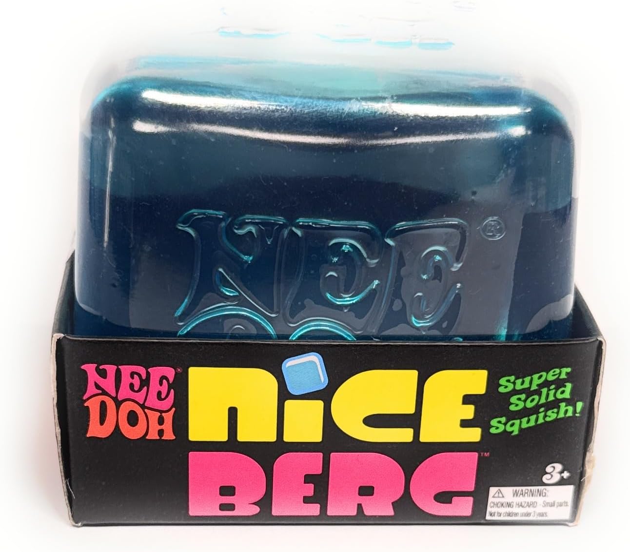 Nee Doh Nice Berg™ Super Solid Squish Stress Ball , Blue,