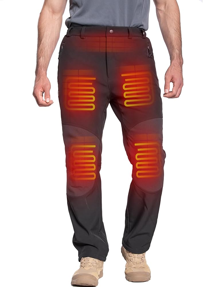 Amazon.com: DEWBU Heated Pants for Men with 12V Battery Pack