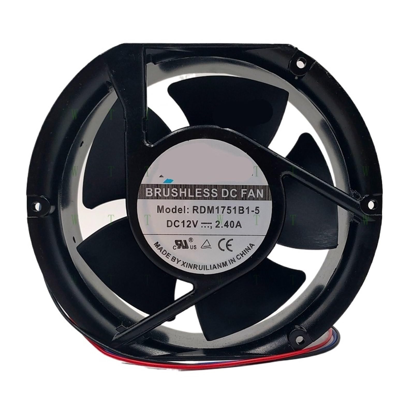 YMUGUEGH DC12V 2.4A RDM1751B1-5 17251 Fan Cooling Fan
